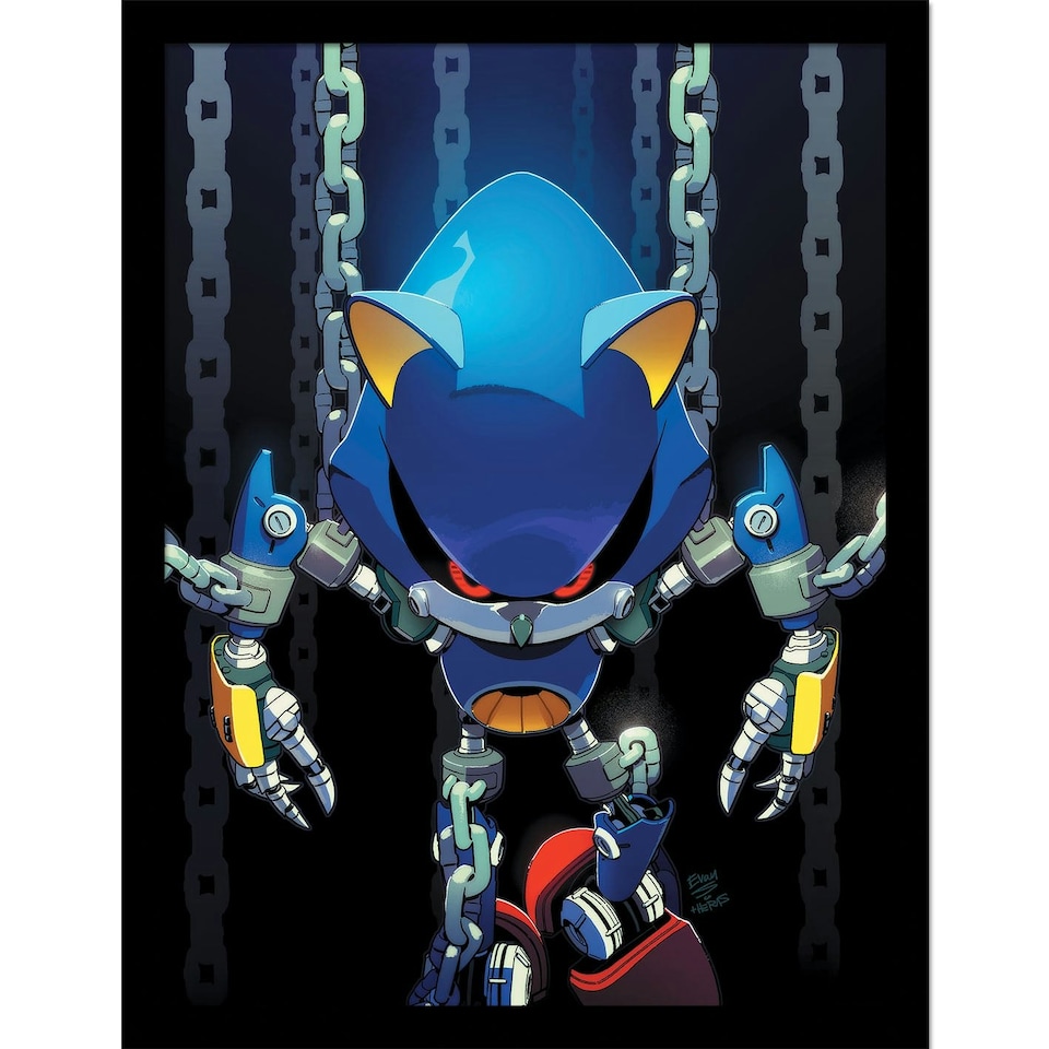 image 1 of Sonic The Hedgehog (Chains) Framed 30x40cm Print