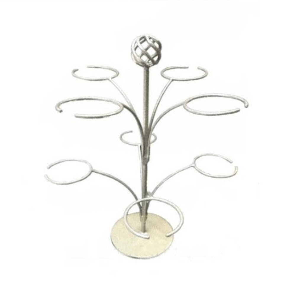 Cocktail Tree - Steel - L40.6 x W40.6 x H47 cm - Silver