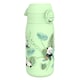 image 1 of Leak Proof Kids Water Bottle, Stainless Steel, 400ml (13oz) | Green | Panda | One Size
