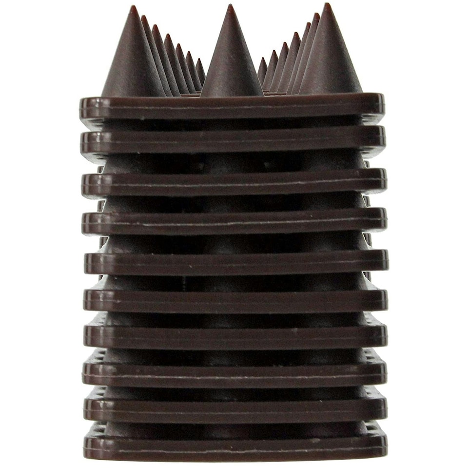 image 1 of SPARES2GO Security Spikes Bird Repellent for Garden Fence Wall Anti-Climb (10 Pcs, 5m)
