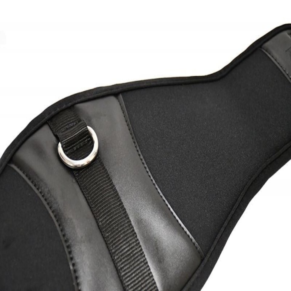image 1 of Rhinegold Shaped Memory Foam Girth Black | Size: 50 Inch
Colour: Black