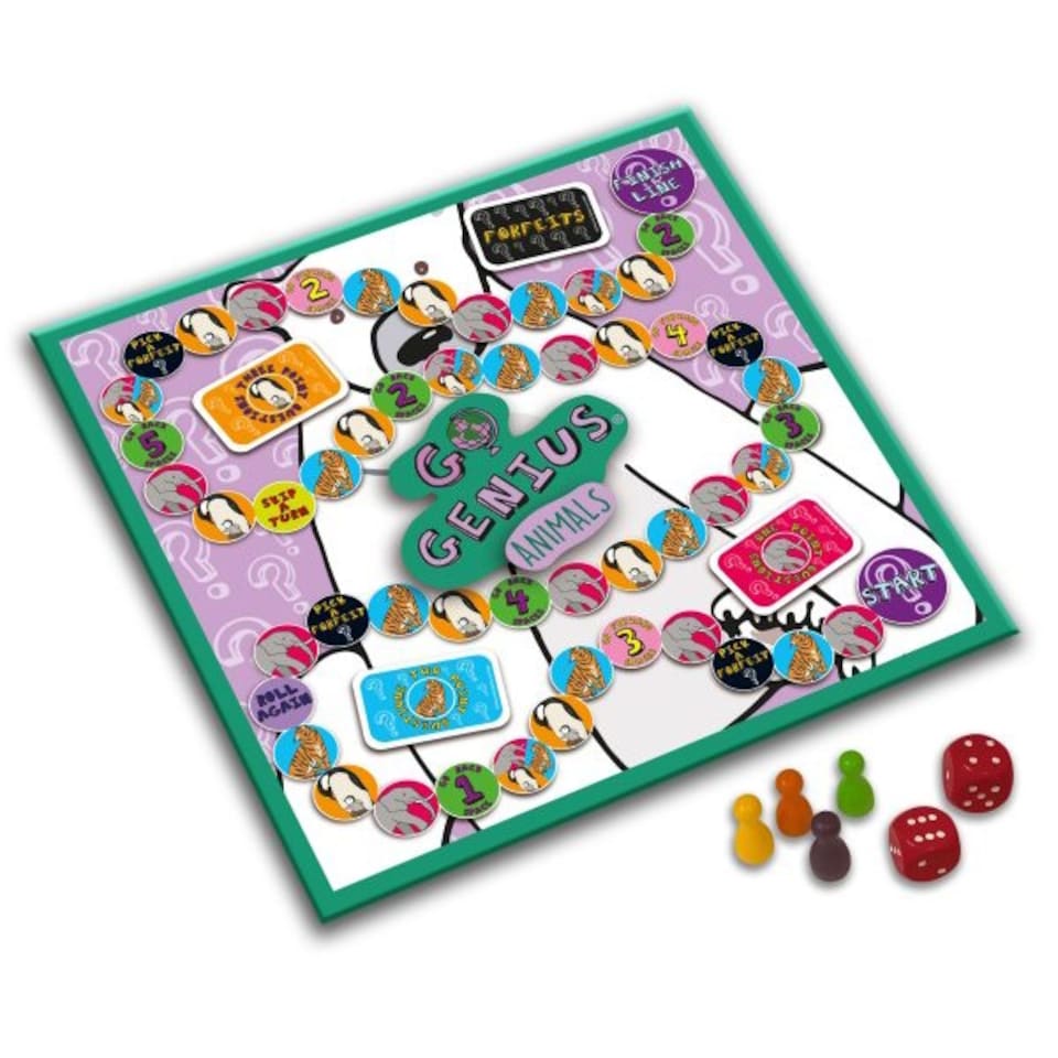 image 1 of Whiz Kid Games Go Genius Board Game - Animals