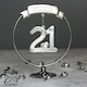 image 2 of Personalised Crystocraft 21st Celebration Ornament