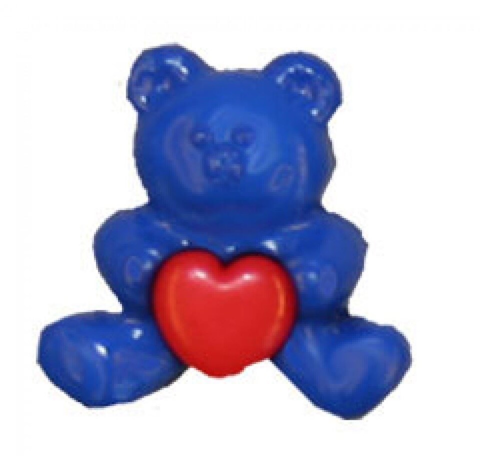 Trimits Blue Care Bear Buttons for Dressmaking - 15mm - each
