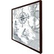 image 3 of Compass & map (Picture Frame) Grey | L