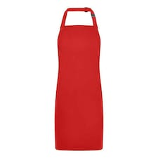 Brand Lab Childrens/Kids Bibbed Full Apron - Red - 3-6 Years