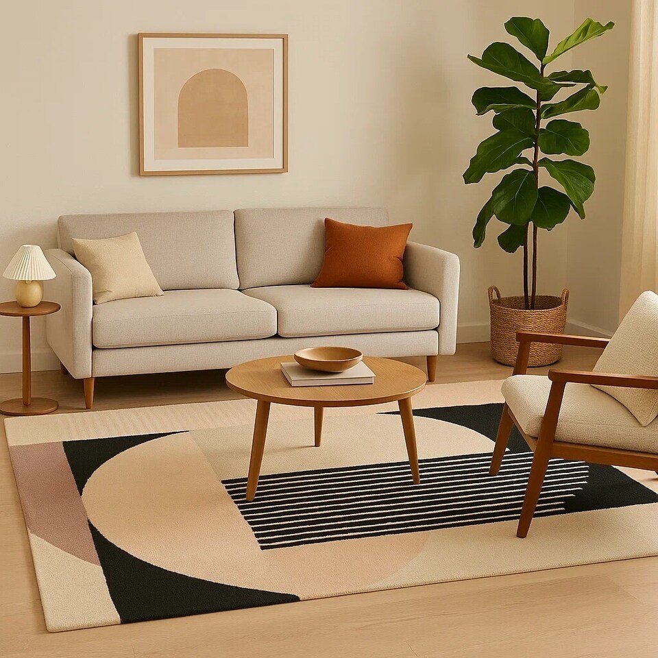 image 1 of Bosie Milana Geometric Rug | Multi
