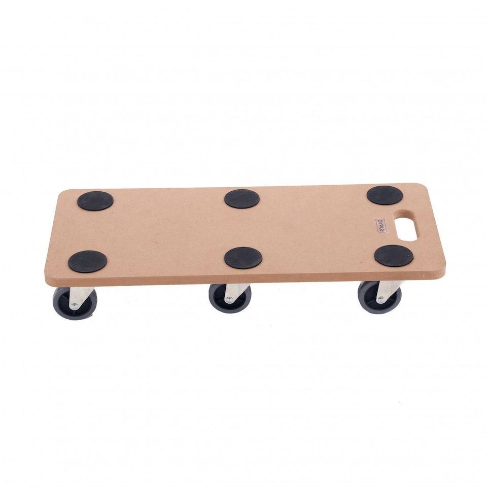 image 1 of Oypla 300kg Wheeled Platform Dolly Furniture Transport Roller Trolley