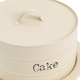 image 5 of Harbour Housewares Vintage Metal Kitchen Cake Tin - Cream