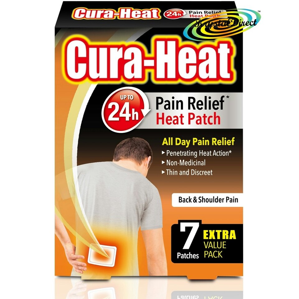 Cura Heat BACK & SHOULDER Pain 7 Pack