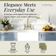 image 2 of Fireclay Kitchen Bundle - Single Bowl Belfast Sink, Strainer Waste & Bridge Crosshead Tap, 595mm - Brushed Brass - Balterley