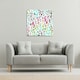image 2 of Multi Coloured Leopard Spots (Canvas Print) 90 x 90 x 4cm