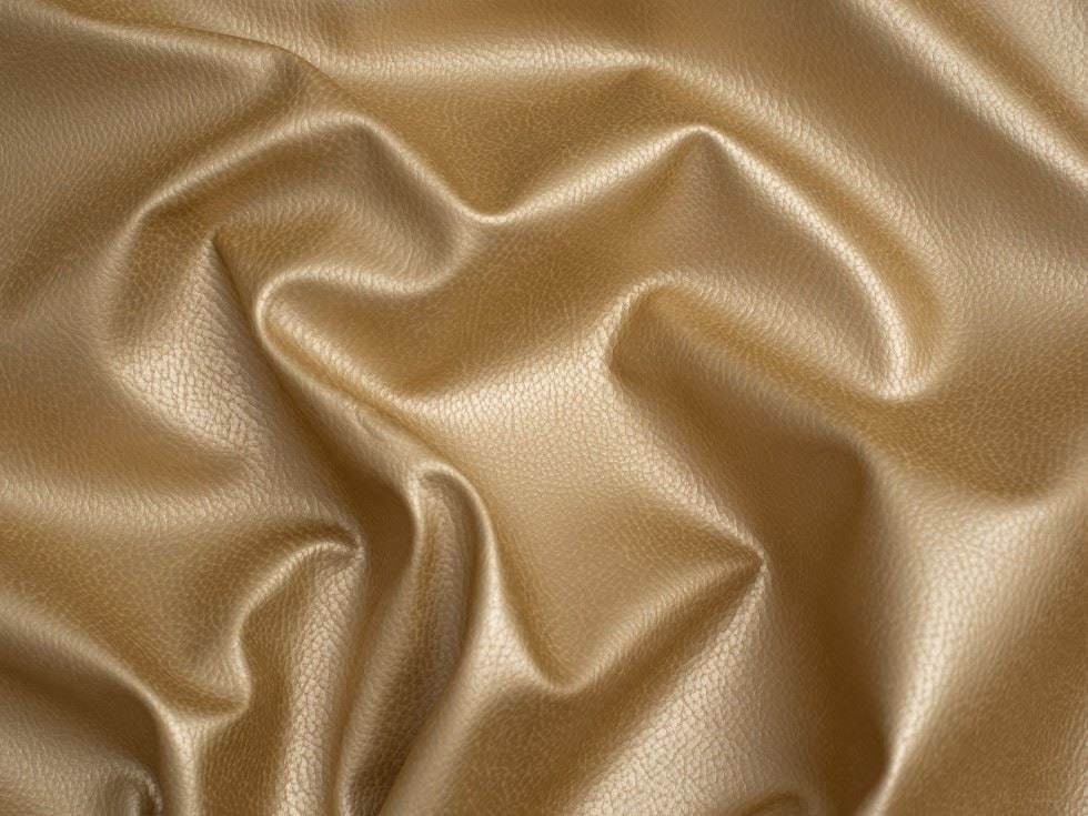 Minerva Core Range Gold Textured Faux Leather Fabric for Bag Making, Dressmaking, Upholstery, 140cm / 55" Wide - per metre
