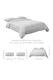 image 2 of Living and Home 3Pcs Duvet Cover and Pillowcases Bedding Set,Branch Print DesignSmall Double- Grey | Grey | Double