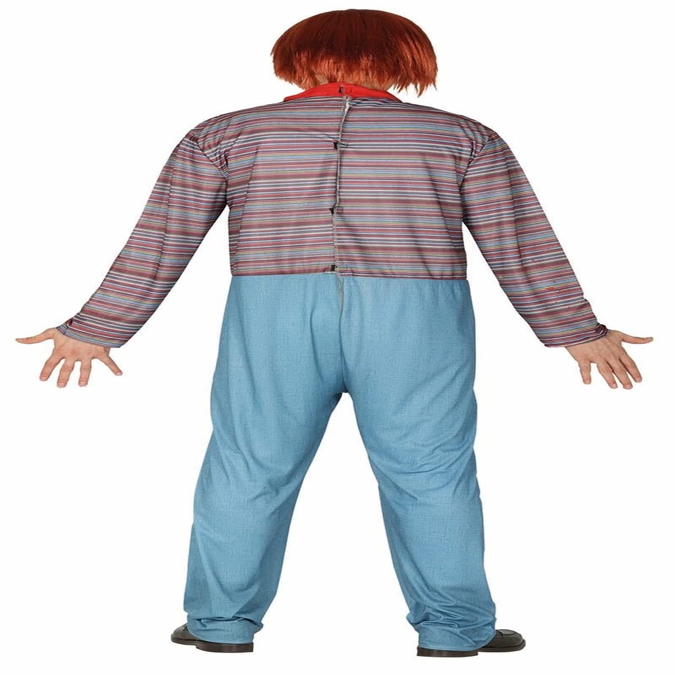 image 1 of Fancy Dress Adult Scary Doll - L