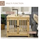 image 4 of PawHut Wooden Dog Crate End Table w/ Soft Washable Cushion, for Medium Dogs