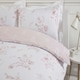 image 3 of PH Sadie Floral Polycotton Reversible Duvet Cover Set with Pillowcase | Pink | King | 1