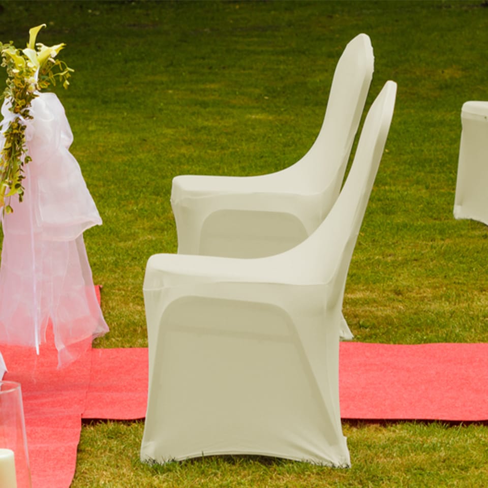 image 1 of Chair Cover Spandex Polyester Stretch Fabric Dining Slipcovers