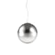 image 1 of Mapa 1 Light Globe Ceiling Pendant Chrome Shade