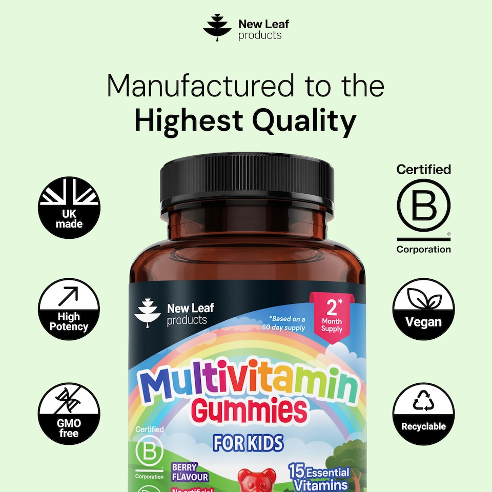 image 1 of Multivitamin Gummies For Kids - 60 Chewable Vitamins