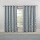 image 2 of English Garden Lined Eyelet Jacquard Curtains 168cm x 137cm Duck Egg | Blue | Blue