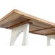 image 4 of Dining Table Home ESPRIT White Natural Recycled Wood Mango wood 200 x 100 x 77 cm 200,5 x 100,5 x 77 cm N/A