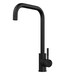 image 1 of Balterley Modern Square Single Lever Kitchen Sink Mixer Tap - Top Fix Installation | Black | Matt Black | 1