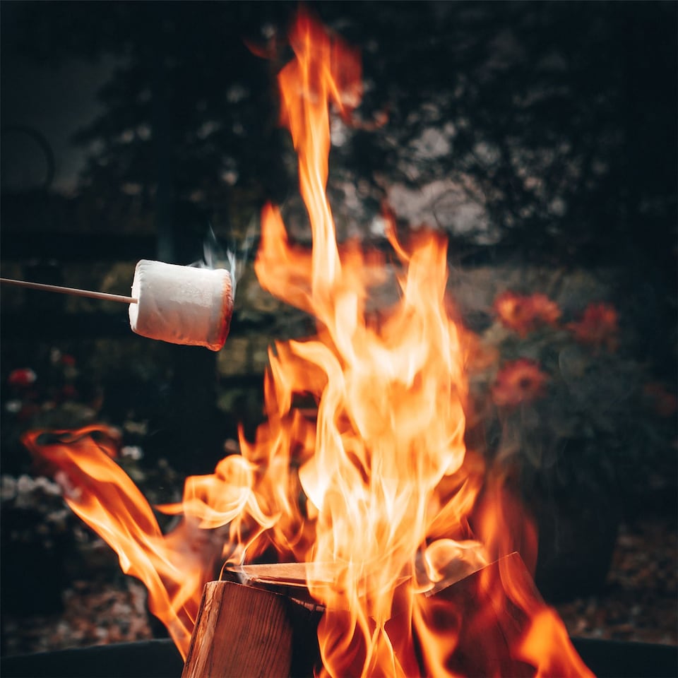 image 1 of Harbour Housewares 60cm Steel Fire Pit - Outdoor Garden Patio Fire Bowl Brazier Heater Stove for Wood Log Charcoal Burning