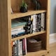 image 4 of Vida Designs Corona 3 Shelf Low Bookcase Display Unit, Solid Pine Wood