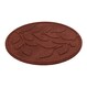 image 2 of Nicoman Reversible Outdoor Garden Stepping Stone Leaves in Terracotta - Pack of 4 | Red | Terracotta | Pack of 4