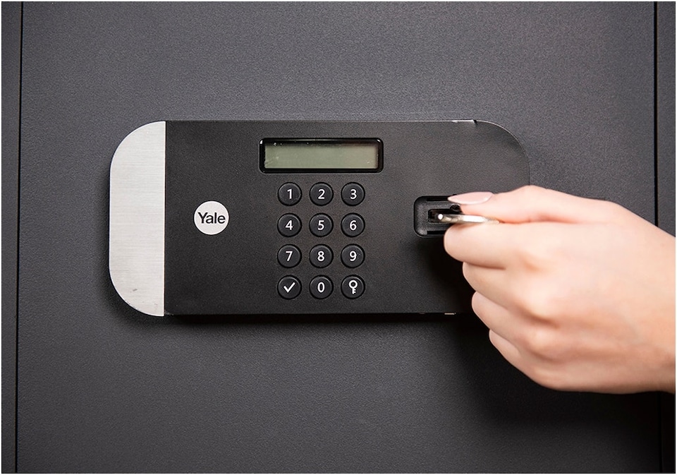 image 1 of YALE MAXIMUM SECURITY FINGERPRINT LAPTOP SAFE