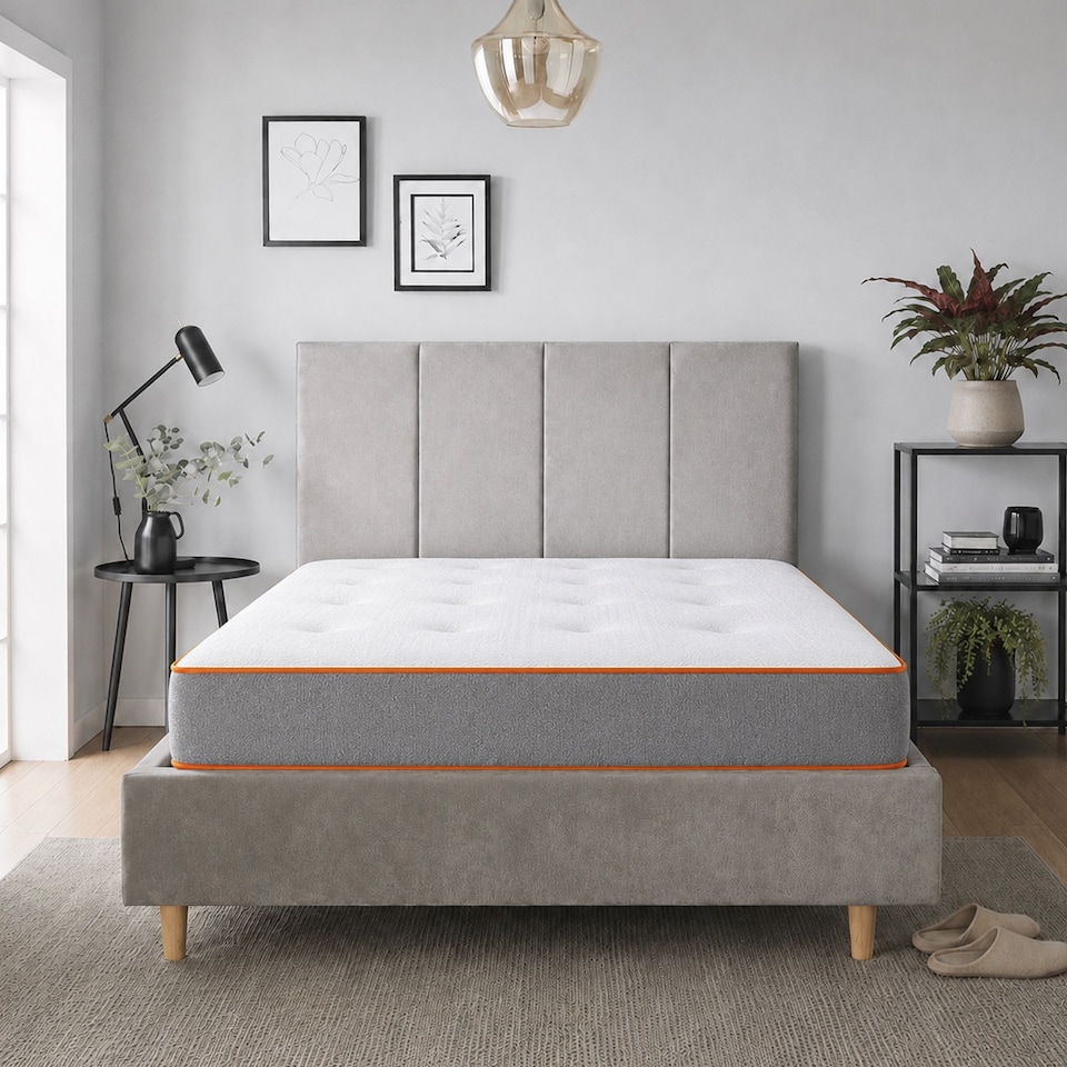 image 1 of ComfortCore 1000 Tufted Pocket Mattress for Single/Double/King Size Bed 9inch