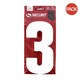 image 3 of Securit 3 Bin Number (Pack of 2) - White - One Size
