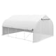 image 1 of Outsunny 4 x 3(m) Walk-in Tunnel Greenhouse, Roll Up Sidewalls, Mesh Door