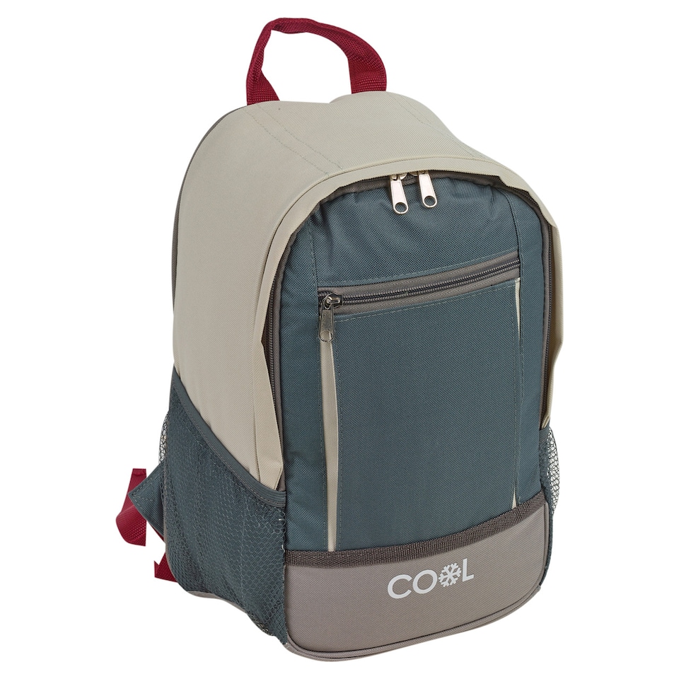 image 1 of Insulated Cooler Bag Shoulder Rucksack | Grey | 1
