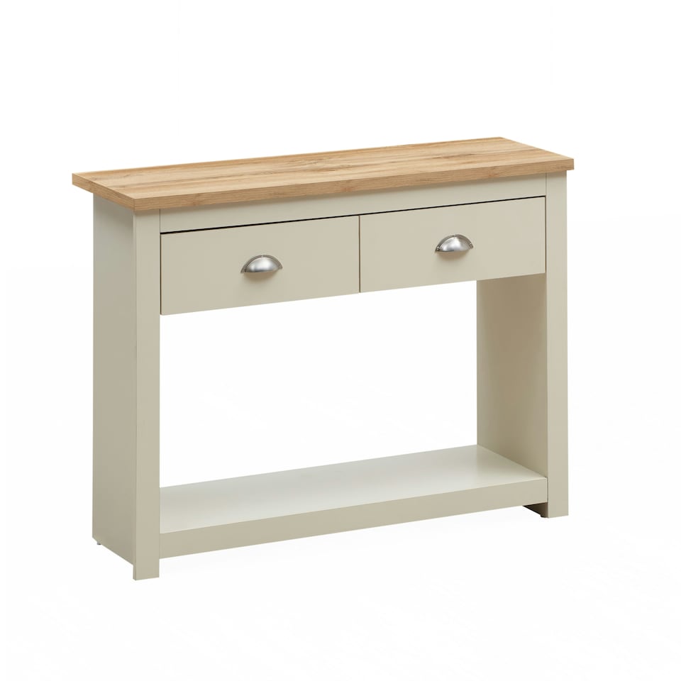 image 1 of 2 Drawer Console Table