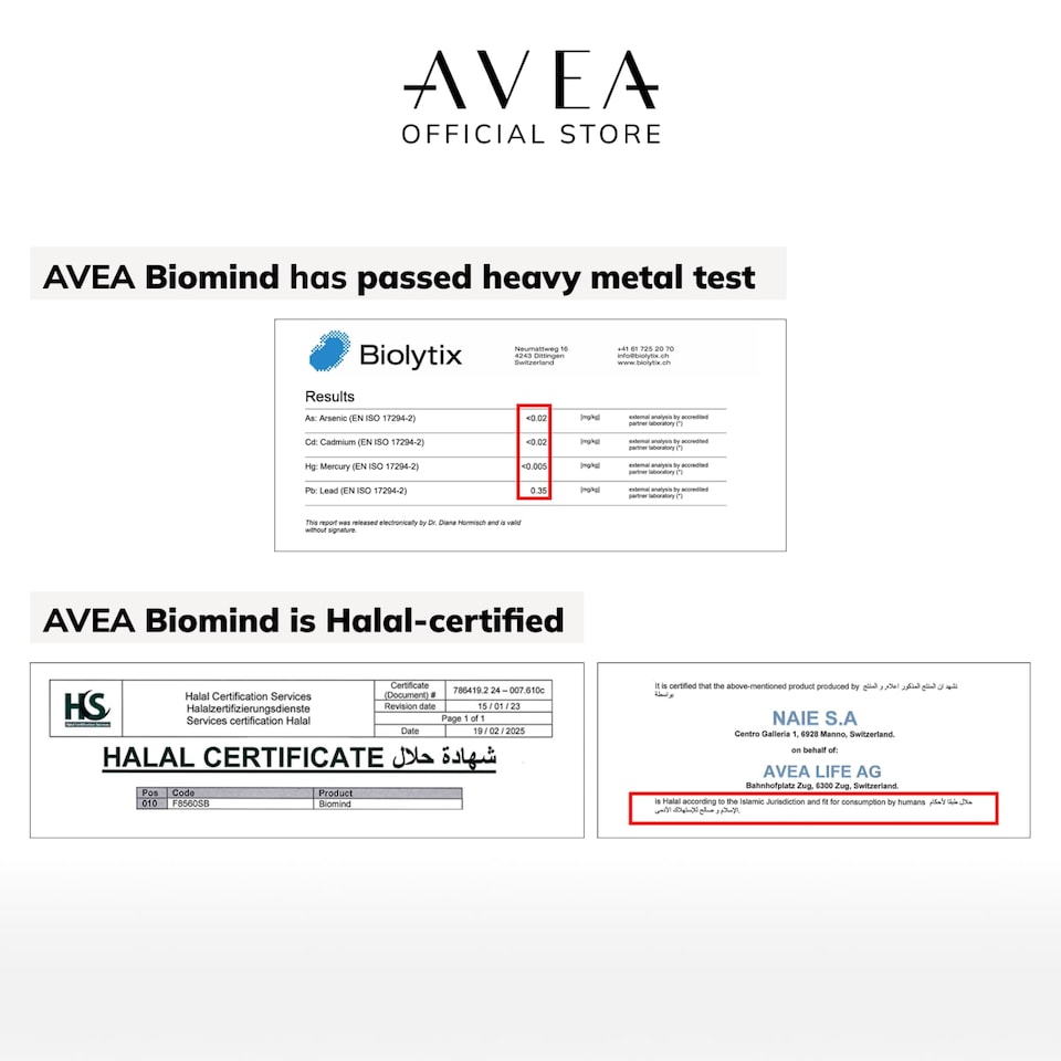 image 1 of AVEA Biomind Probiotic & Brain Health Supplement (30 Capsules) - 30 Billion CFU Probiotic Supplement With Vitamin B12, Panax Ginseng & Vitamin B6 - Targets Brain Fog & Gut Health - Vegan Friendly