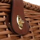 image 5 of Light Steamed 35cm Wicker Chest Hamper | Brown | Brown | One Size