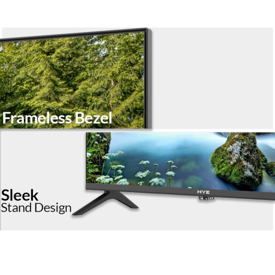 image 1 of HYE 24" HD Ready Tizen OS WiFi Frameless Smart TV - 24HDS1008