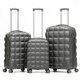 image 6 of Flight Knight Bubble Suitcase Ryanair easyJet Jet2 Approved 8 Wheel Hardcase Suitcases Cabin or Medium & Large Check-in Sizes | Cream | Champagne | Medium