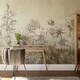 image 1 of Superfresco Easy Muted Floral Duck Egg Print To Order Fixed Size Mural | Blue | Duck Egg