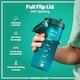 image 4 of Leak Proof Water Bottle, BPA Free, 750ml (24oz) | Blue | Aqua | One Size