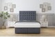 image 1 of Sloomy Alabama Steel Plush Ottoman Bed With Mattress With 26" Strutted Headboard 4'6 Double