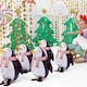 image 3 of Christmas Tree Standing Giant Air Fill Foil Balloon 94cm / 37 in