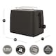 image 6 of Hamilton Beach Stealth Kettle & Toaster Set Black