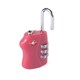 image 1 of 1PK TSA Approved Combination Padlock Pink