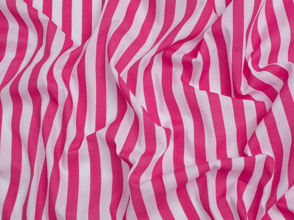 Minerva Core Range Pink Printed Polycotton Fabric for Dressmaking, 112.5cm / 44" Wide - per metre
