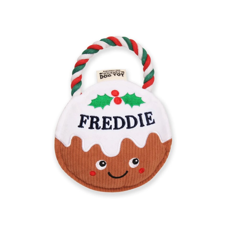 image 1 of Pre-personalised Christmas Dog Toy Gift - Over 80 Titles - Freddie