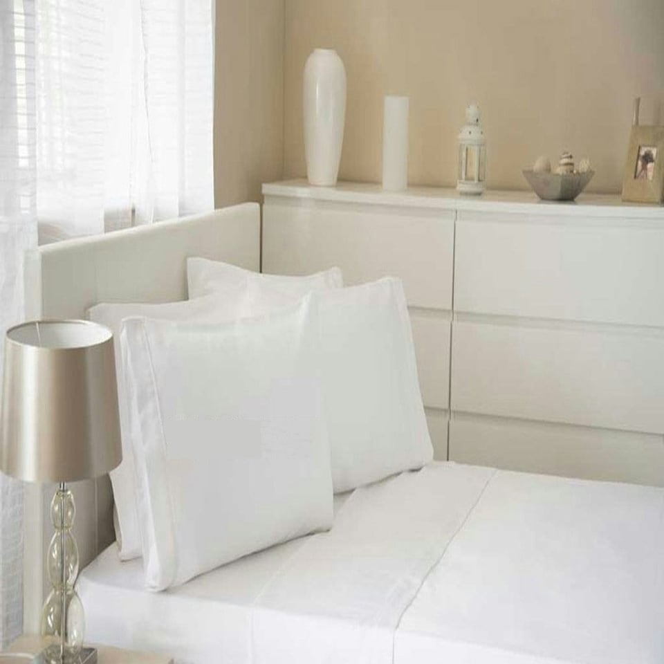 Belledorm Premium Blend 500 Thread Count Flat Sheet - White - Single