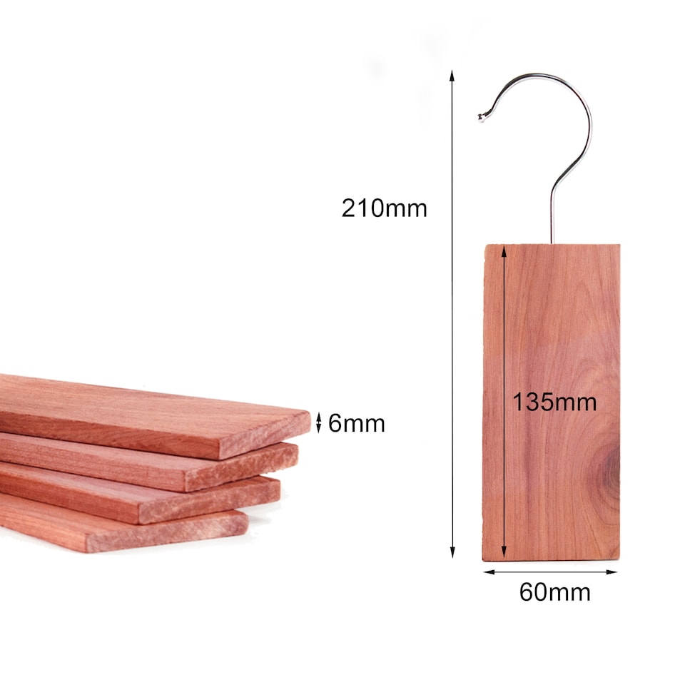 image 1 of Katcha Natural Cedar Hangers - Pack of 20